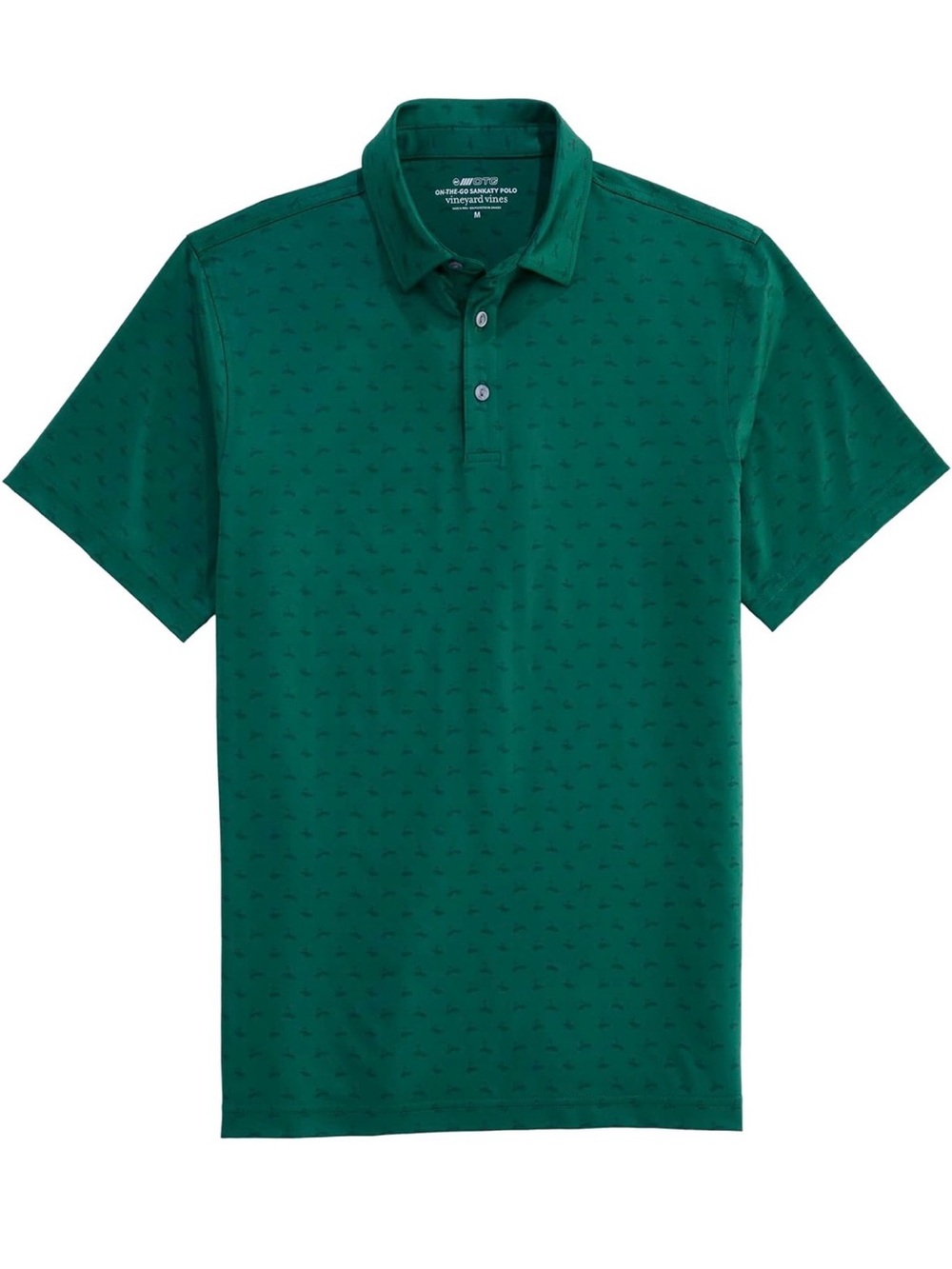 Vineyard Vines On-The-Go Sankaty Polo - Short Sleeve - Charleston Green (Golf)